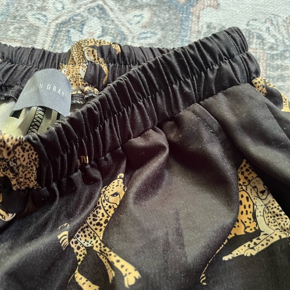 Animal Print Black Pants - Picture 5 of 5